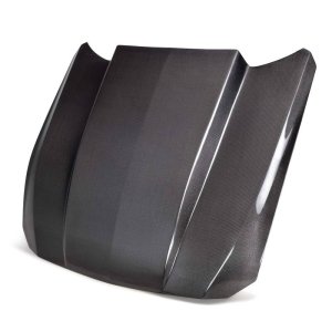 Ford Mustang Hood - Anderson Composites - Type-CJ Double-Sided Carbon Fiber Cowl - 2024+